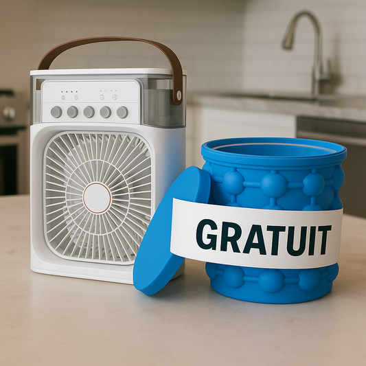 Pack VentiFresh | Ventilateur à Glaçon + Bucket OFFERT !
